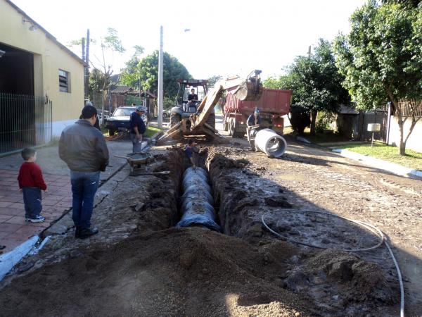 Iniciada Obra De Drenagem No Loteamento Terra Sinos